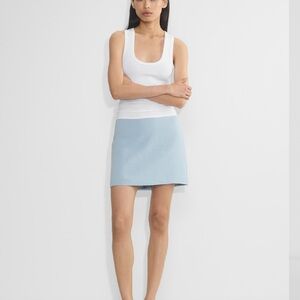 Aritiza Classic Mini Skirt - Crepette™ Dew Blue Women's NWT